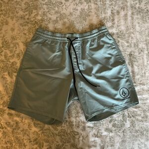 Volcom Sky Blue Swim Trunks